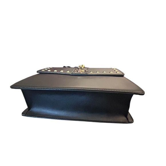 Black Studded Badgley Mischka Handbag - Picture 4 of 6